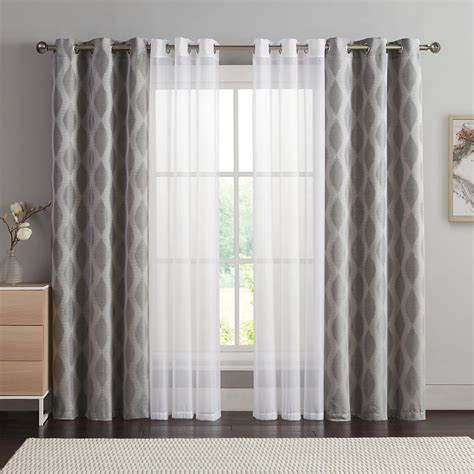 Discover recipes, home ideas, style inspiration and other ideas to try. VCNY 4-pack Jasper Double-Layer Curtain Set | Window ...