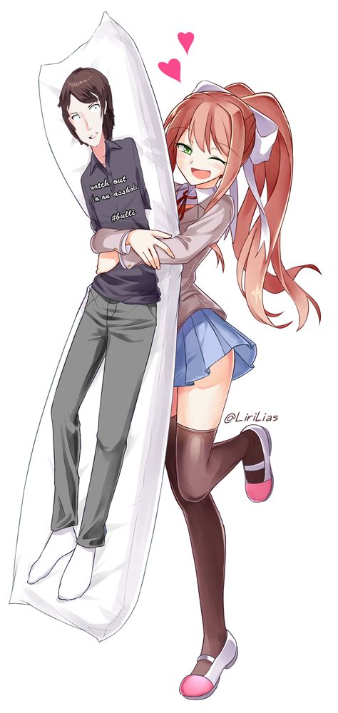 Monika Why Do You Have A Body Pillow Of Me ಠಠ Ddlc