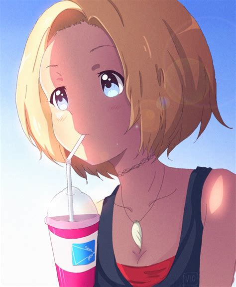 Blonde Anime Girl Deviantart