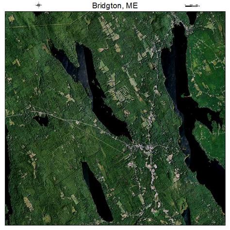 Aerial Photography Map Of Bridgton Me Maine