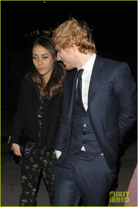 Full Sized Photo Of Ed Sheeran Girlfriend Athina Andrelos Hold Hands