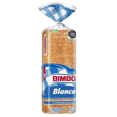 Pan Blanco Bimbo Grande 680 G Walmart