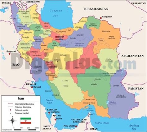 Map Of Iran