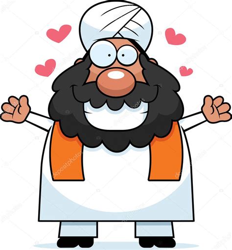 Cartoon Sikh Hug — Stock Vector © Cthoman 134411536