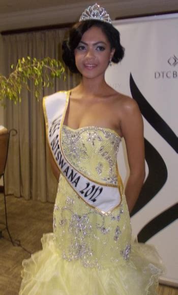 meet botswana s delegate in miss world 2012