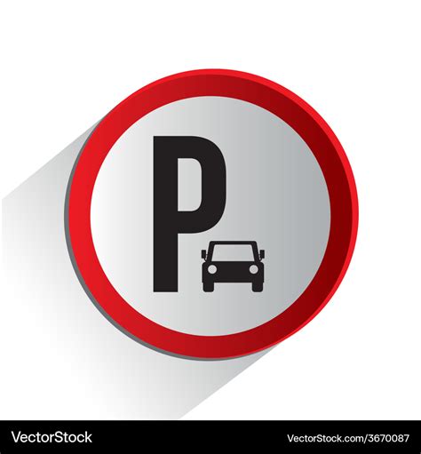 Parking Design Royalty Free Vector Image Vectorstock