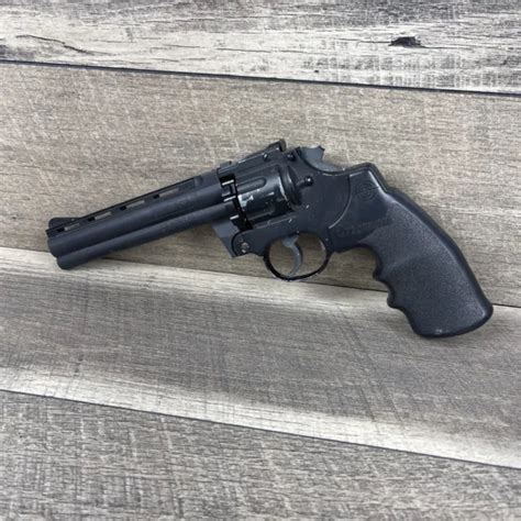 Vintage Crosman Pellet Gun Air Pistol Revolver 357 Co2 Power 177 Cal
