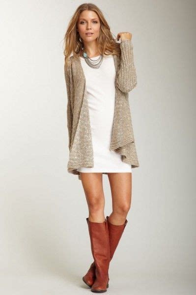 Layer Cardigans Over Dresses For Fall Fashion Dress With Cardigan Style