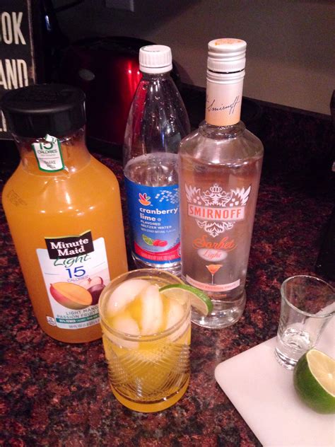 Delicious And Low Calorie Smirnoff Sorbet Vodka In Mango Passion