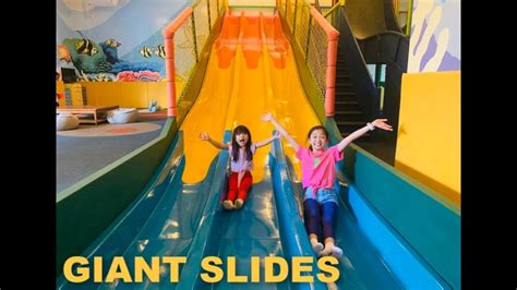 Giant Slides Indoor Playground Youtube