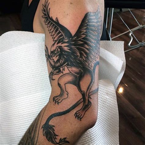 Brilliant griffin tribal tattoo design. Griffin Tattoos Designs, Ideas and Meaning | Tattoos For You