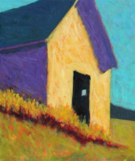 Barn Paintings House Paintings Small Paintings Purple Painting