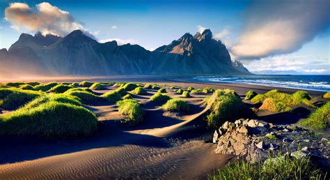 Shutterstock579789625 Black Sand Dunes On The Stokksnes Headland On