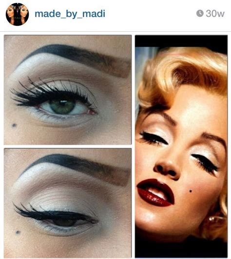 Marilyn In 2020 Vintage Makeup Looks Old Hollywood Makeup Hollywood
