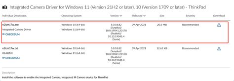 Download Install Update Lenovo Camera Driver For Windows 1110 Minitool