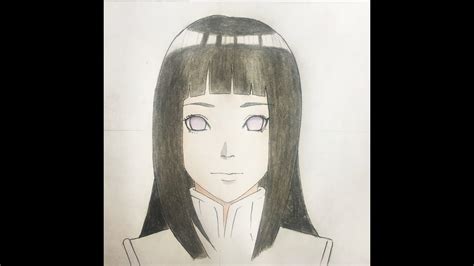 How To Draw Hinata Hyuga Naruto The Last Youtube