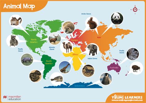 Animal World Map Activity | Blog EBE