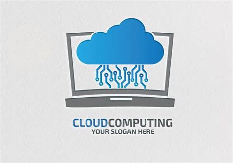 Cloud Computing Logo Vector Template For Download Print Ready And