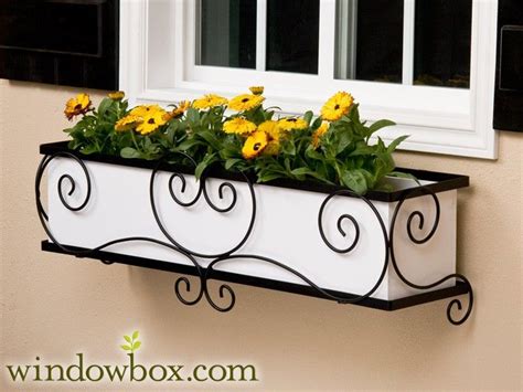 The Enchanted Garden Window Box Cage Square Design Wrought Iron