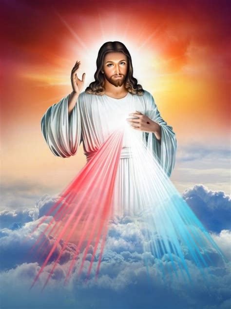 See something wrong with this plant file? Buy Sacred Heart of Jesus Mercy Light Portrait Wallpaper ...