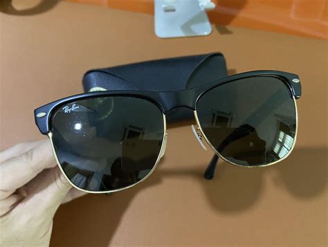 Rayban Clubmaster Metal Sunglasses Authentic Men S Fashion Accessories Eyewear Sunglasses