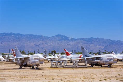 Davis Monthan Air Force Base Amarg Boneyard In Tucson Arizona
