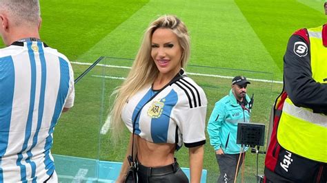 Luciana Salazar Fue Elegida Como Hincha Argentina Más Sexy Del Mundial
