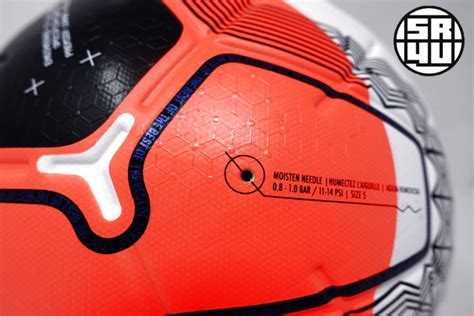 The premier league ball 2020/21 is mainly white with a black and red upper graphic. Nike 2020-21 Premier League Merlin Official Match Ball ...