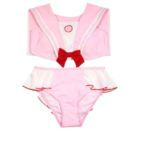 Japanese Summer Pink Sailor Moon Sailor Swimsuit Sd01033 Syndrome