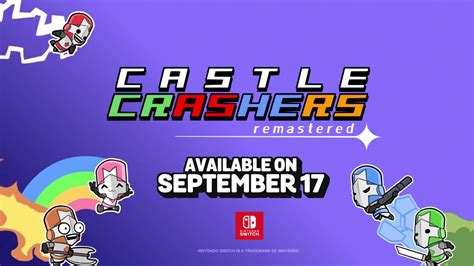 Castle Crashers Remastered Nintendo Switch Trailer Youtube
