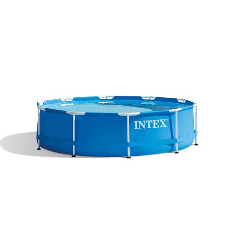 Intex 10ft X 30in Metal Frame Round Pool Set Academy