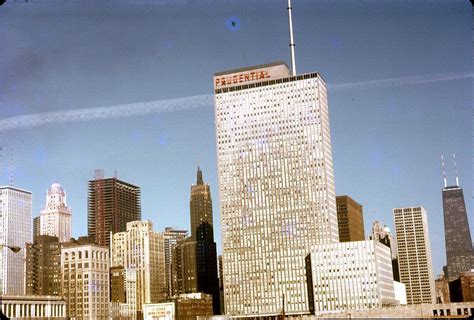 Vintage Travels Prudential Building Chicago January 1971 Chicago