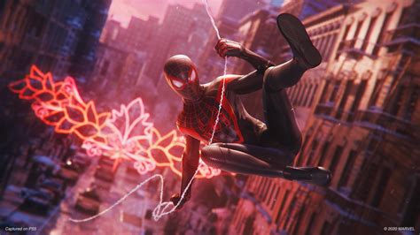 Человек паук Marvel Майлз Моралес летит обои скачать обои для