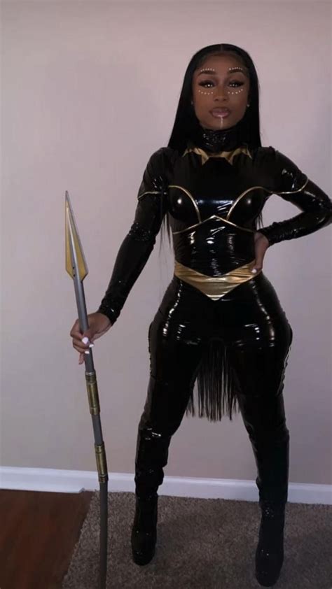 Pin By Waydafiles On Amour Jayda Black Girl Halloween Costume Girls Halloween Outfits Black