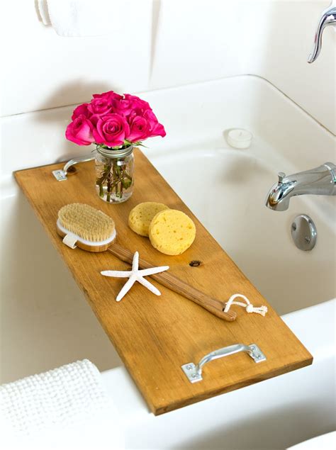 How to make a diy wooden bath caddy. 12 DIY Bath Caddies And Trays For Relaxing Experience - Shelterness