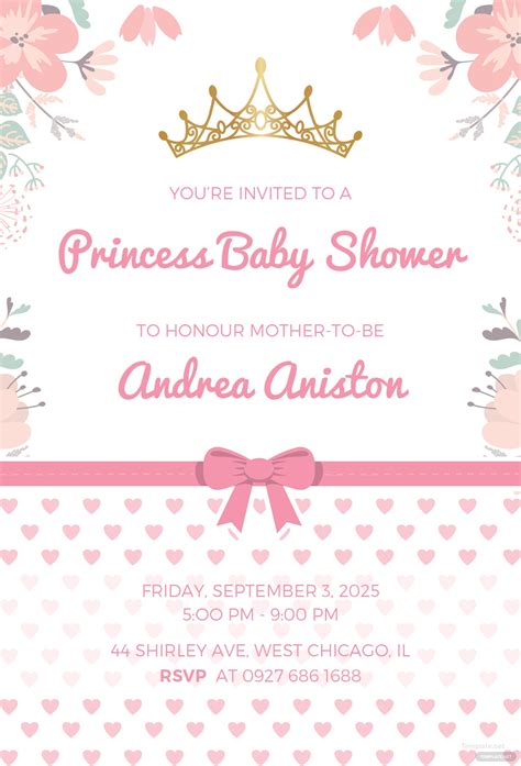 26 Best Baby Shower Invitations Princess Baby Shower