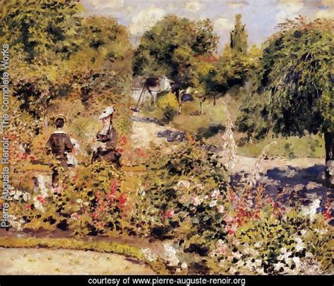 The Garden At Fontenay By Pierre Auguste Renoir Oil Painting Pierre