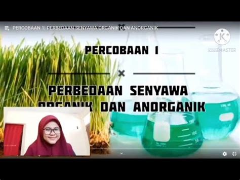 Percobaan 1 Perbedaan Senyawa Organik Dan Anorganik YouTube