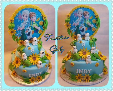 Frozen Fever Decorated Cake By Gaabykuh Cakesdecor