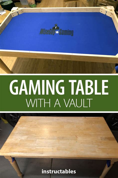 Gaming Table With A Vault Gaming Table Diy Wargaming Table Diy