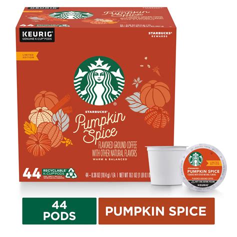 Starbucks Flavored K Cup Coffee Pods — Pumpkin Spice For Keurig Brewers