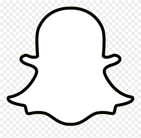 Snapchat Logo Black And White Snapchatrounded Icon Free Of Rounded