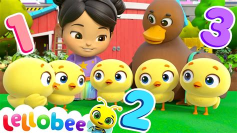 Five Little Ducks Lellobee By Cocomelon Sing Along Nursery Rhymes