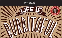 We did not find results for: Sell Chipotle (Physical) Gift Cards | Raise