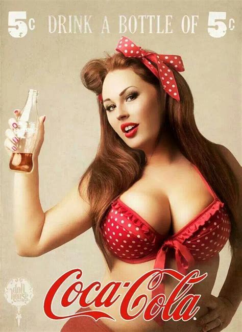 Sexy Coca Cola Advertising Pin Up Rockabilly Psychobilly And Co Pinterest Coca Cola