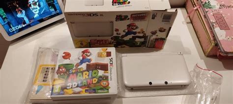 Nintendo 3ds Xl White Super Mario World Edition 5000 Games Vintage