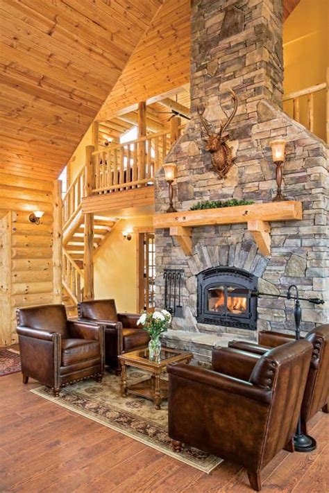 A Half Log Home Delivers Full Satisfaction Logcabin Log Home
