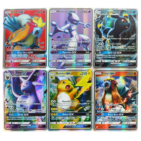 Free Shipping For 120 Pcs Lot Pokemon Trading Card Game Trainer Ex Gx Mega Energy Tcg Cards
