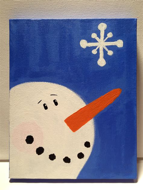 Easy Christmas Canvas Painting Ideas For Kids View Painting
