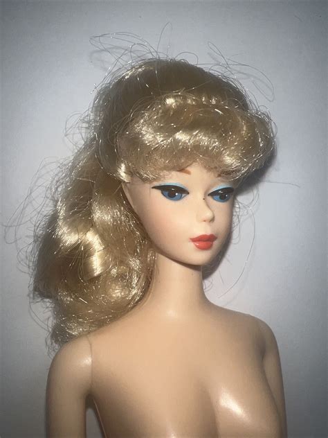 Vintage Ponytail Barbie Doll Reproduction Blonde Ebay